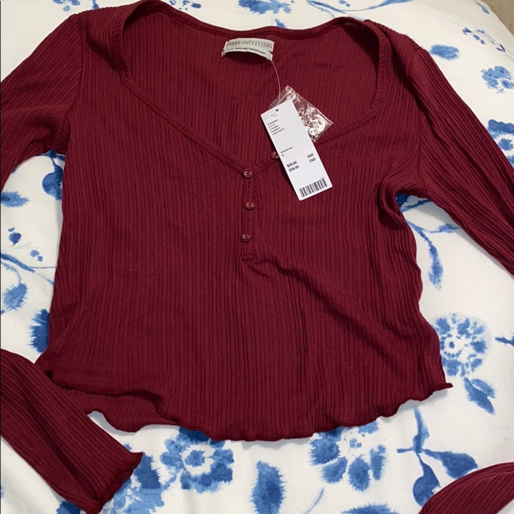 Urban Outfitters cropped long sleeve-  NEW W/ TAGS